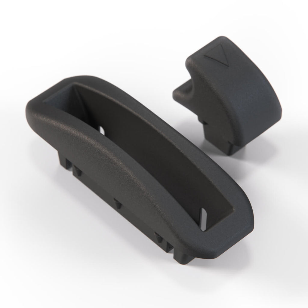 Ford Escort Mk3 Orion Mk1 Fiesta Mk1 Mk2 Front Seat Back Locking Mechanism Knob and Bezel — view 4