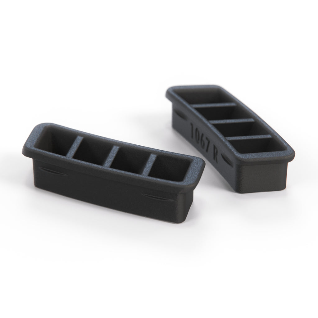 Ford Escort MK3 RS1600i/XR3 Demister Dash Side Vents Left and Right Black 81AG18K555BA & 81AG18C491BA — view 2