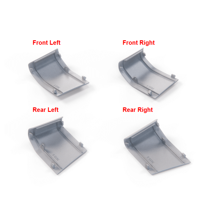 Ford Escort Mk4 RS Turbo Jacking Point Covers Primed (6900584 / 86ABB10154AAW) — view 4
