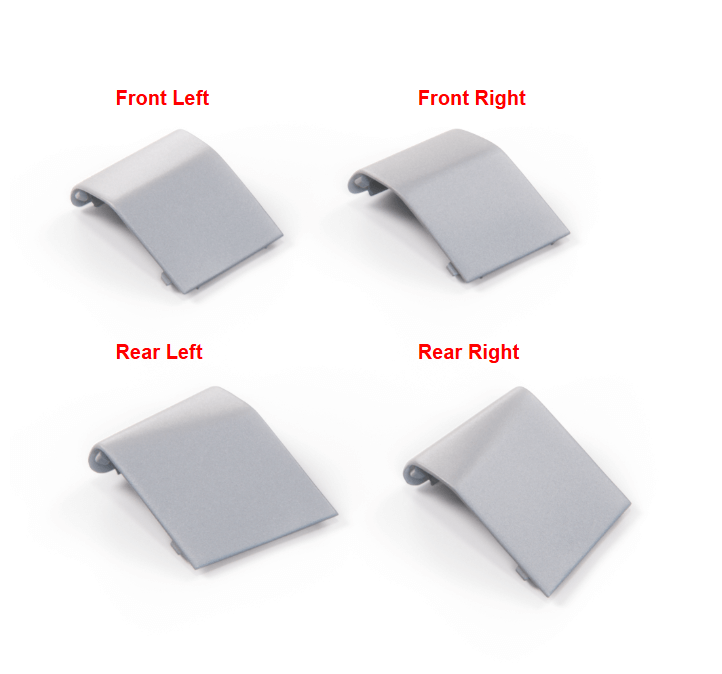 Ford Escort Mk4 RS Turbo Jacking Point Covers Primed (6900584 / 86ABB10154AAW) — view 2