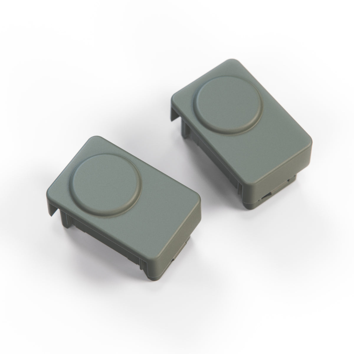 Ford Escort Sierra Dashboard Switch Cap Cover Set of 2 Black or Gray (6183478) — view 5