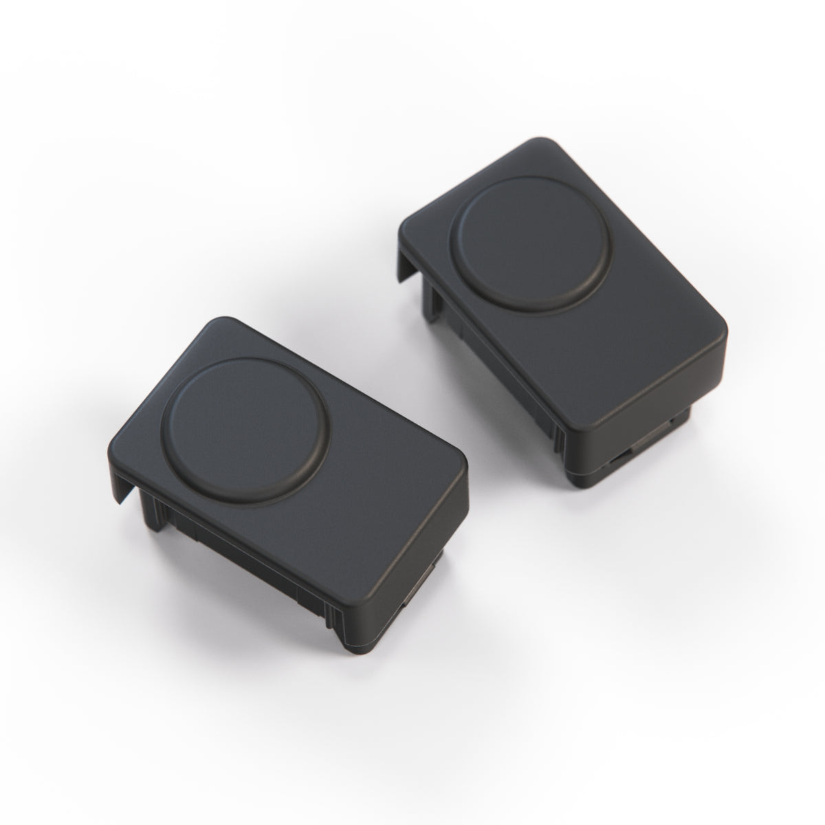Ford Escort Sierra Dashboard Switch Cap Cover Set of 2 Black or Gray (6183478) — view 6