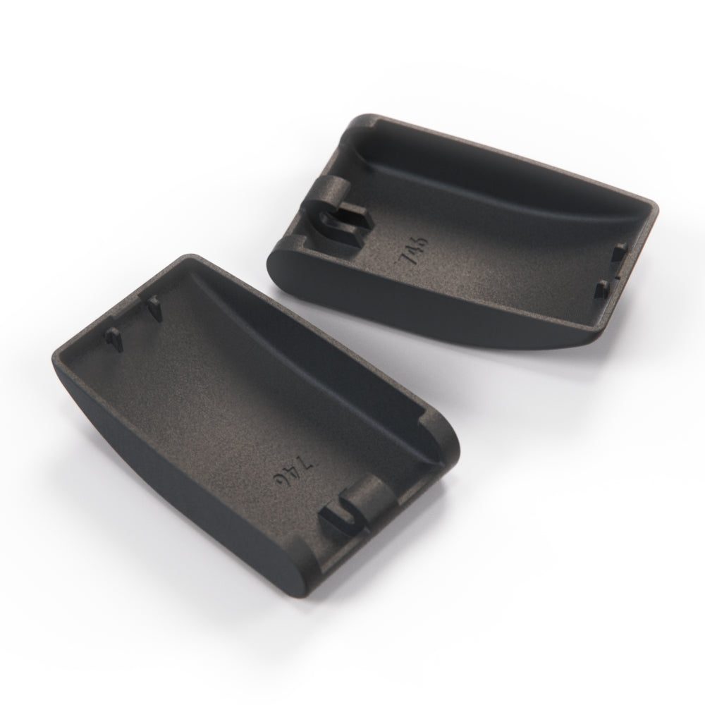 Ford Escort Trunk Hinge Cover Caps Set Of 2 Black V84AB-L404K12/3-A — view 2