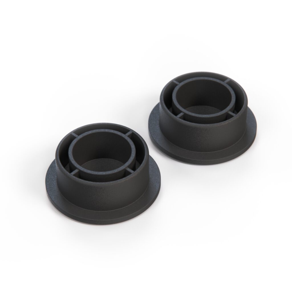 Ford Fiesta Ka Front Seat Back Adjuster Handwheel Screw Cap Set Of 2 Black 1035871 — view 2