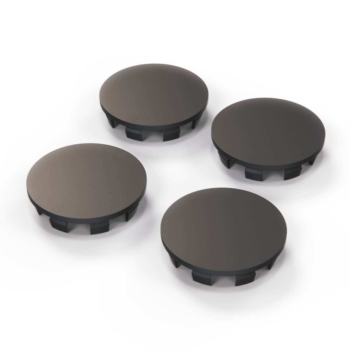 Ford Fiesta Mk1 Xr Pepper Pot Wheel Centre Caps Set of 4 Primed or Black (V82FB1000BA)