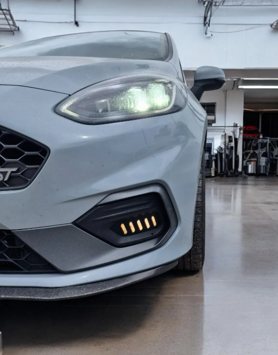 Ford Fiesta MK8 Fog Guards Left and Right Black — view 4