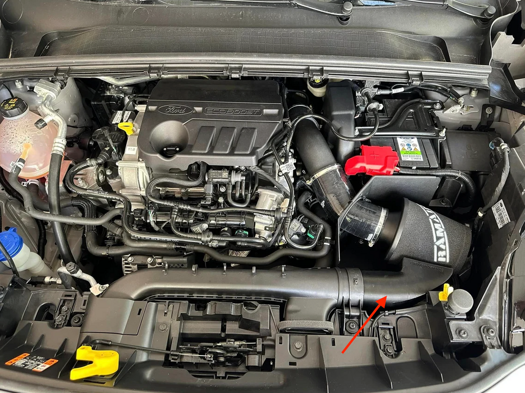 Ford Fiesta Puma ST MK8 Intake Air Feeder Black — view 4