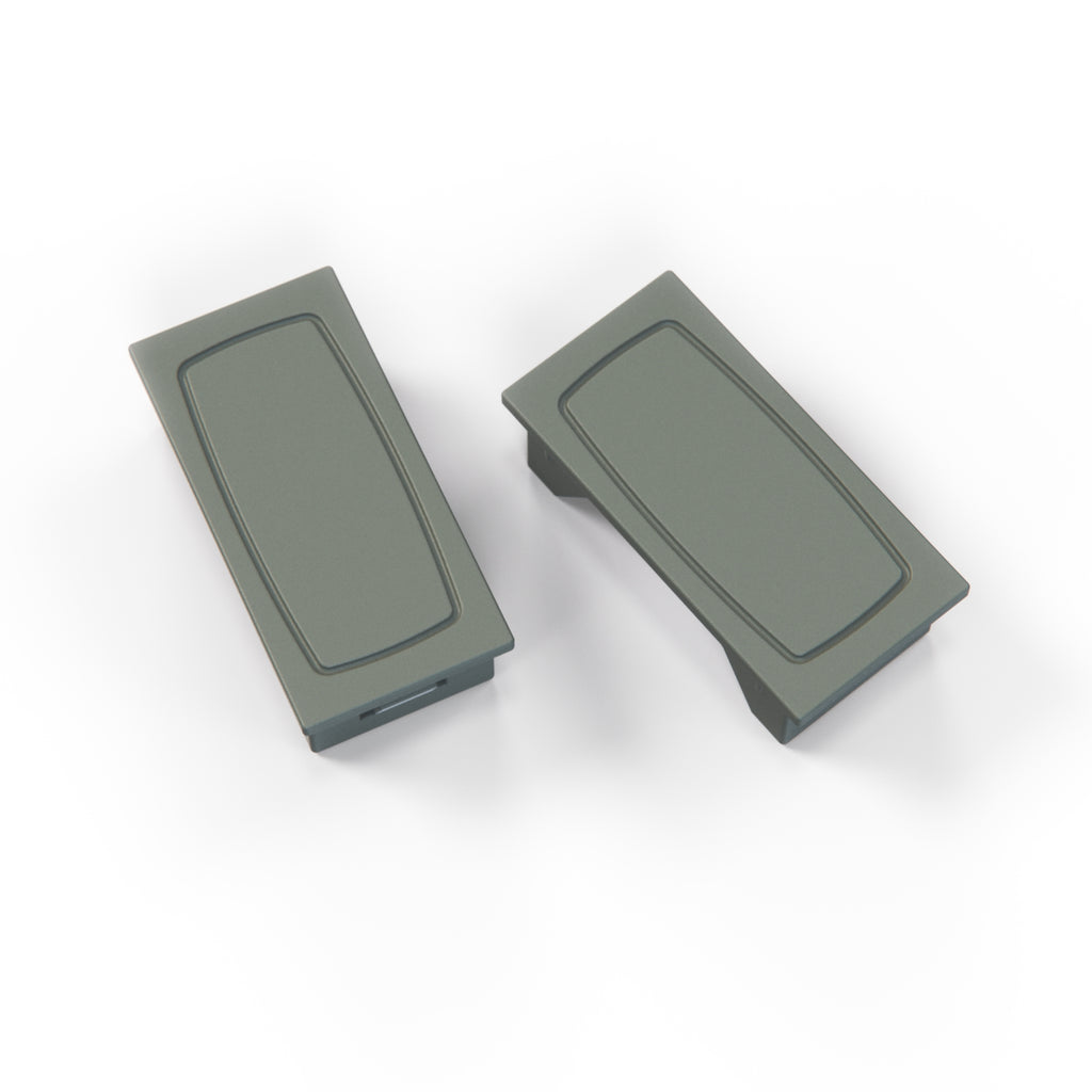 Ford Fiesta Sierra Window Lift Switch Cover Cap Set of 2 Black or Gray (6109315) — view 2