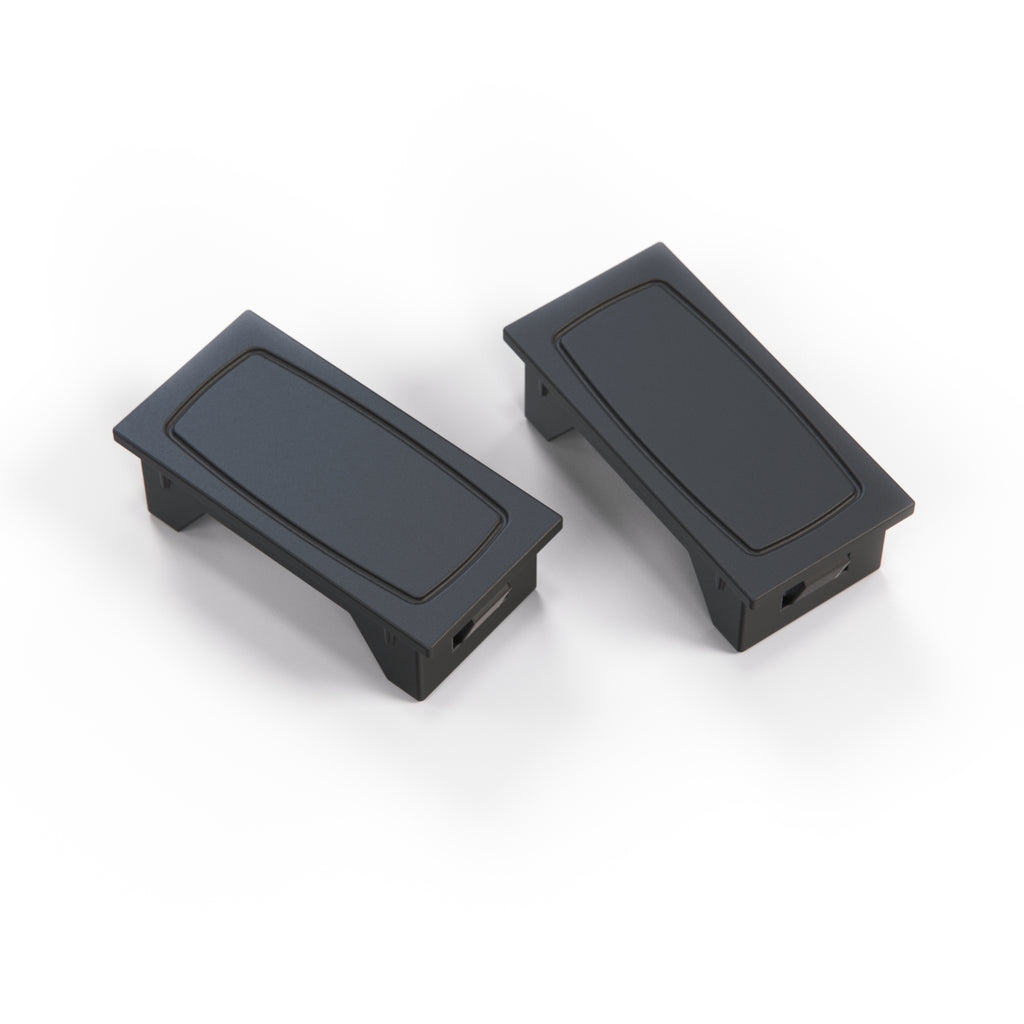 Ford Fiesta Sierra Window Lift Switch Cover Cap Set of 2 Black or Gray (6109315) — view 6