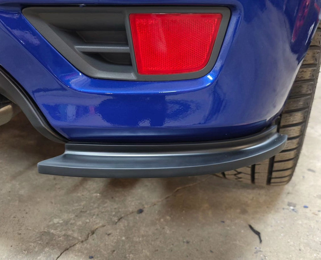 Ford Fiesta ST150 Rear Side Splitters Set Black — view 3