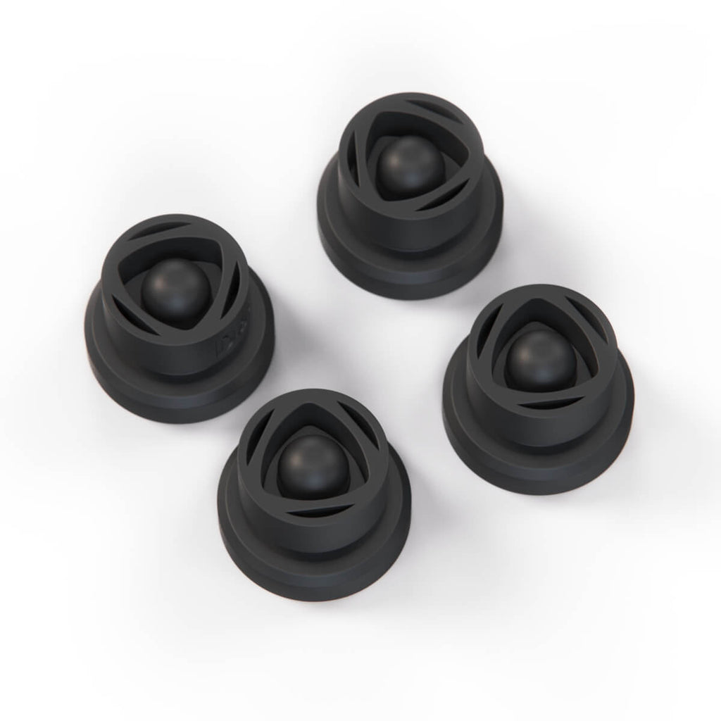 Ford Focus Mk3 Mondeo Mk4 C-max Ii Engine Cover Rubber Grommet Mount Stopper Set of 4 — view 3