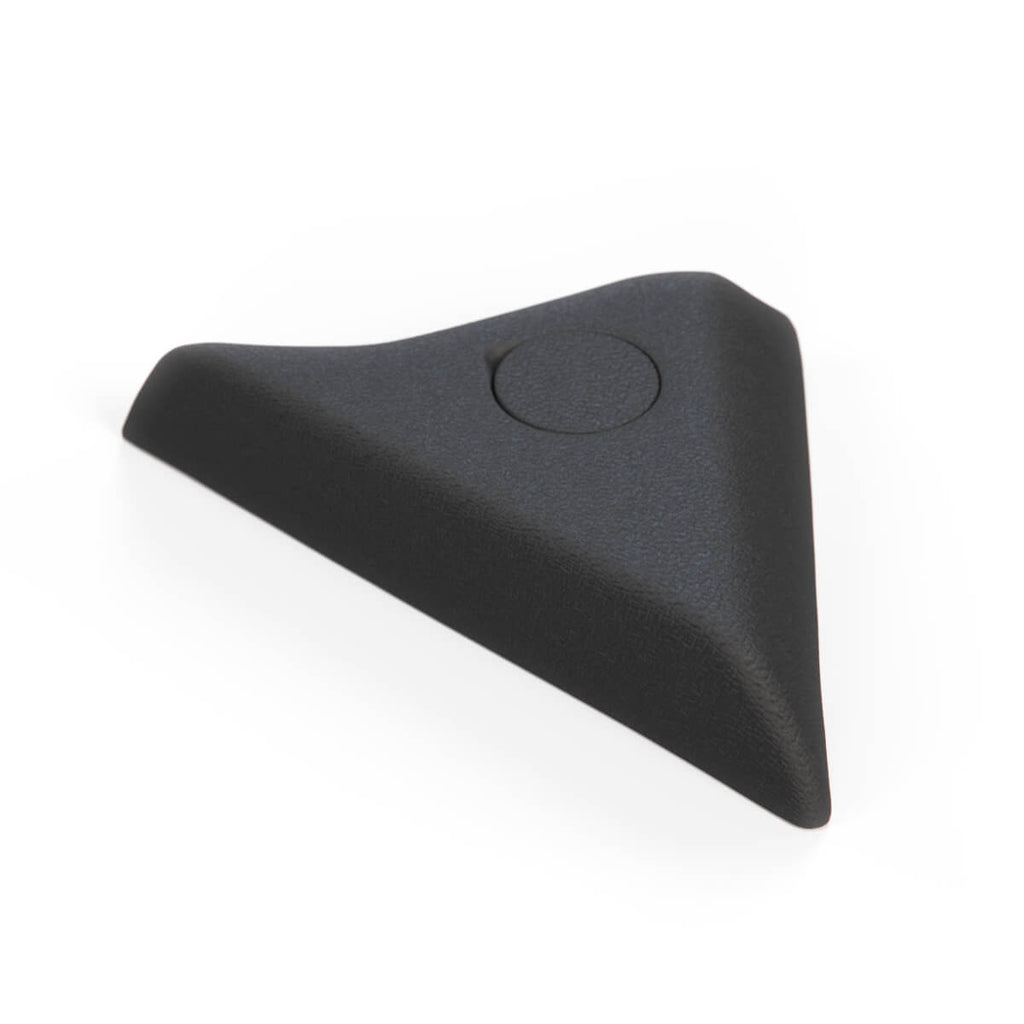 Ford / Mercury Capri Convertible Mk3 Inner Mirror Triangle Cover Trim Left or Right Black (89JA-17732-ACW / 89JA-17530-ACW) — view 4