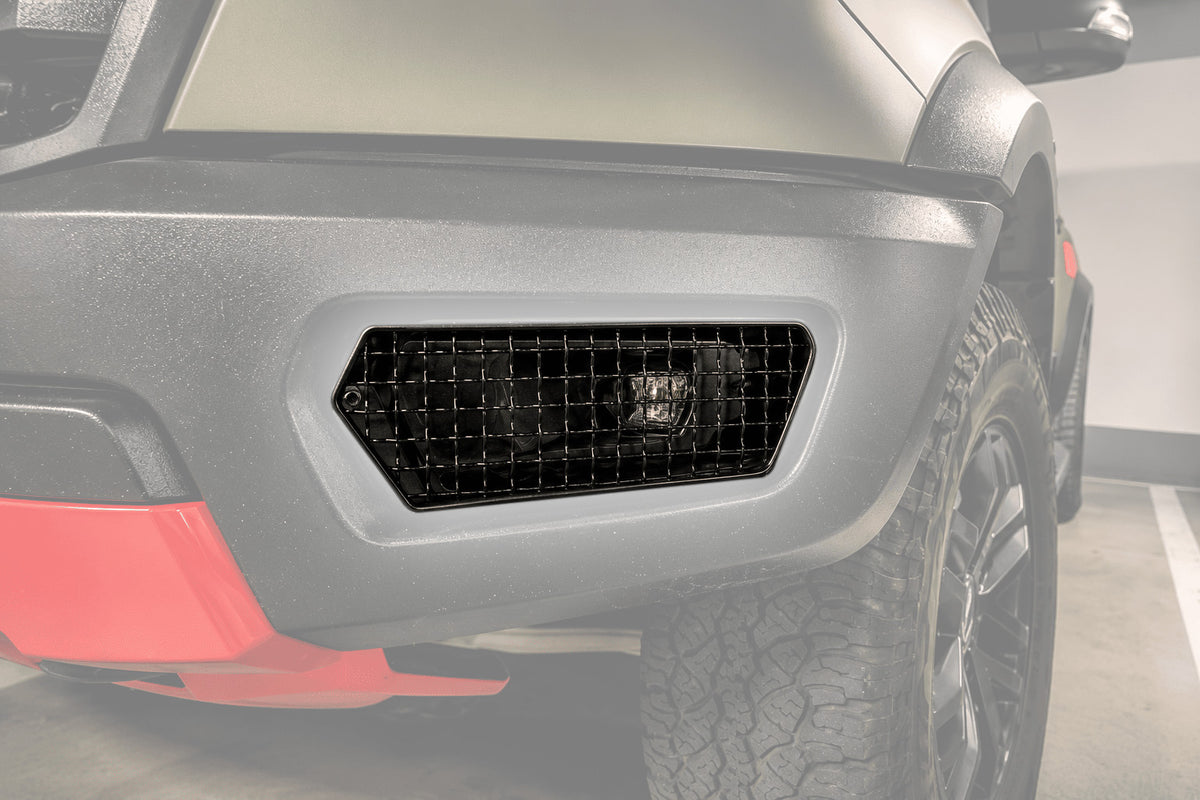 Ford Ranger Raptor Fog Light Steel Protective Net Covers Set of 2 Exterior Colours