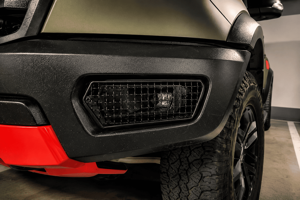 Ford Ranger Raptor Fog Light Steel Protective Net Covers Set of 2 Exterior Colours — view 2