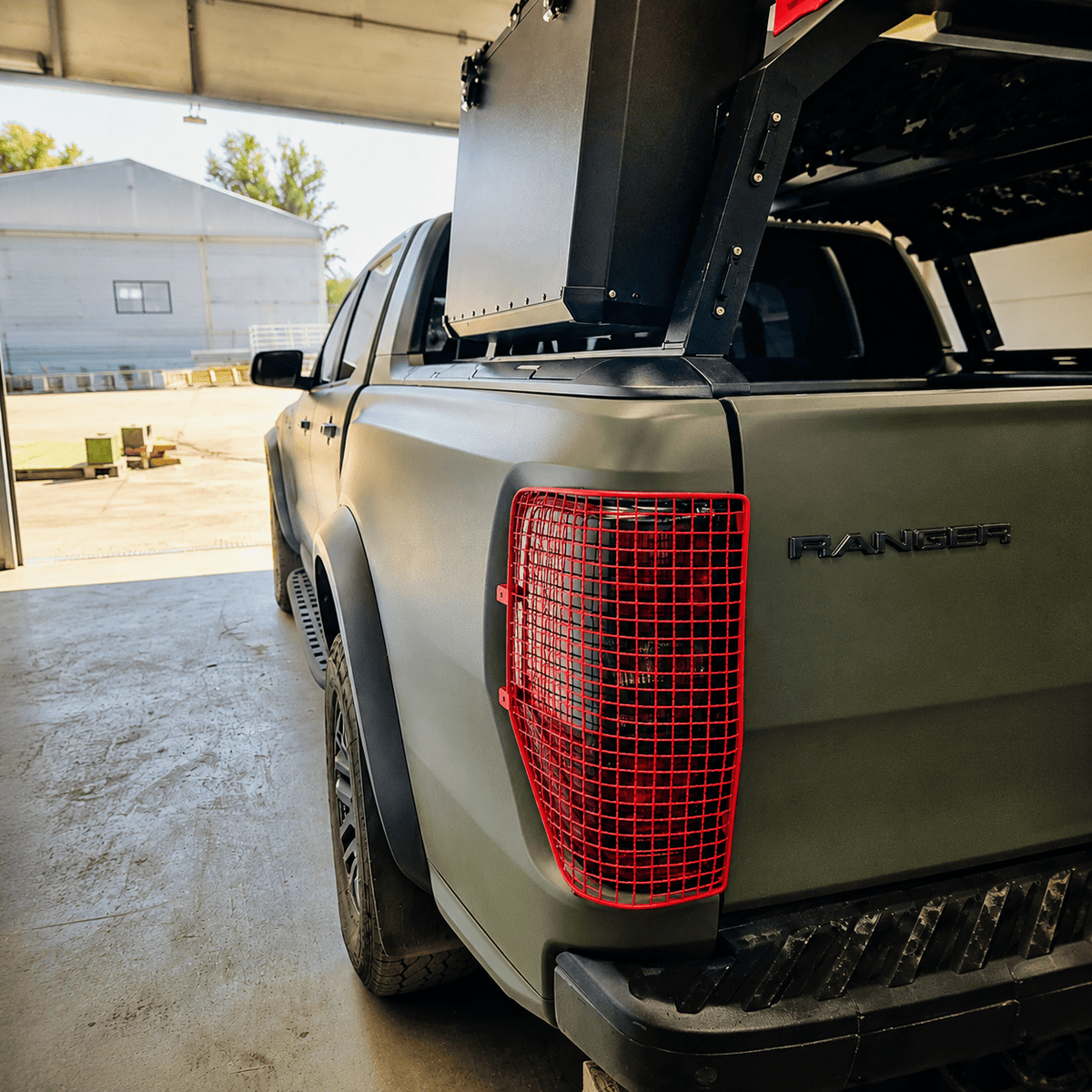 Ford Ranger Raptor Taillight Steel Protective Net Covers Set of 2 Exterior Colours — view 2
