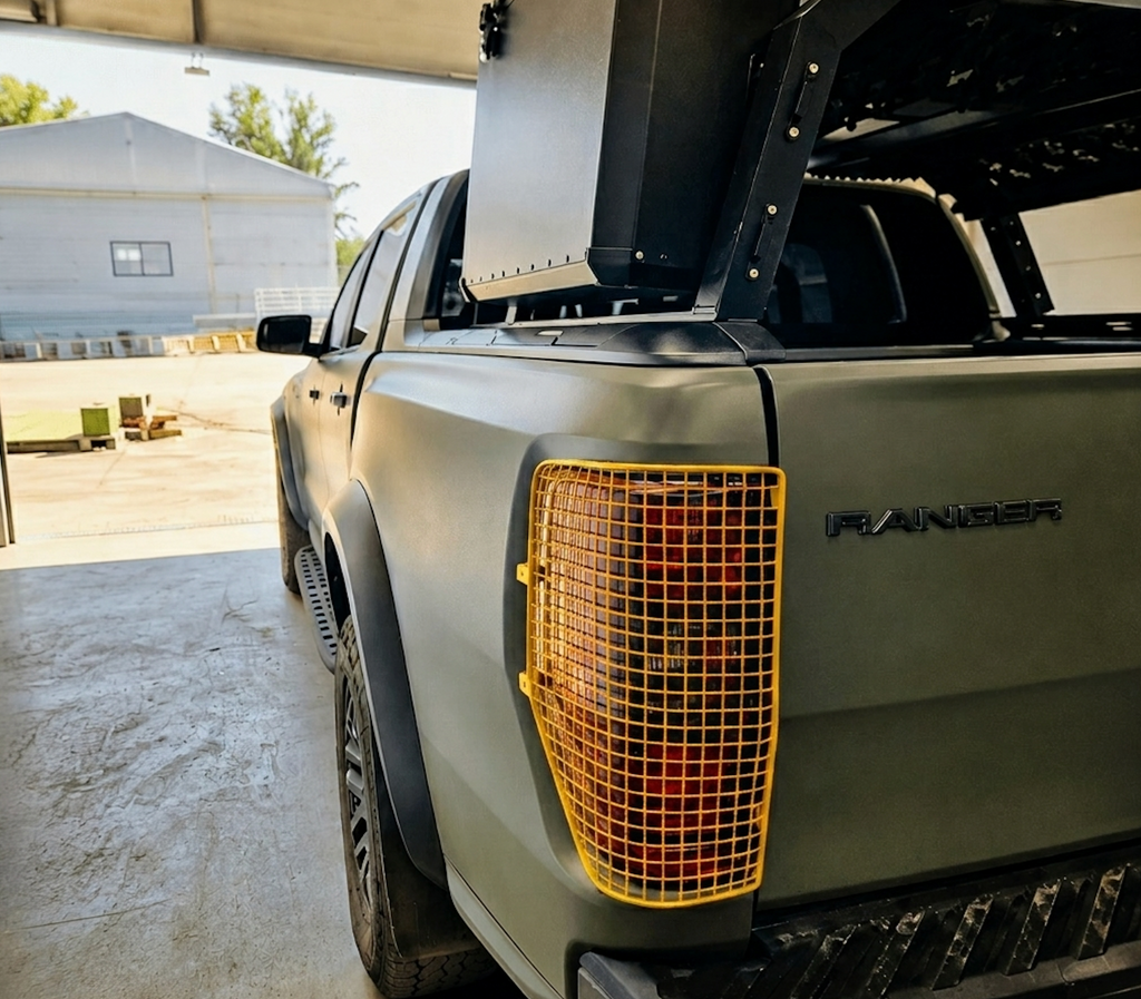 Ford Ranger Raptor Taillight Steel Protective Net Covers Set of 2 Exterior Colours — view 4