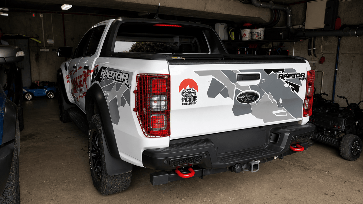 Ford Ranger Raptor Taillight Steel Protective Net Covers Set of 2 Exterior Colours — view 6