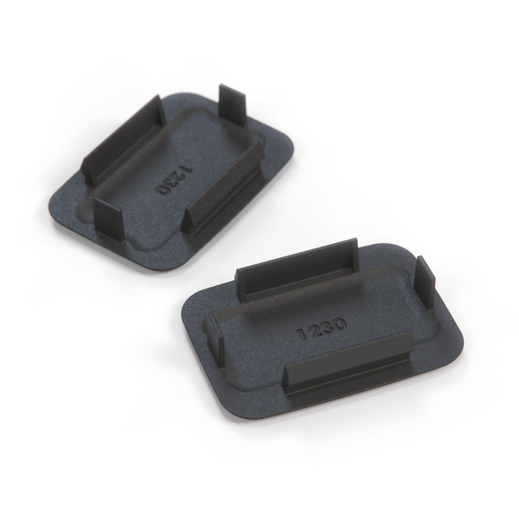 Ford Sierra Console Switch Blind Cover Set of 2 Black (1647316) — view 3