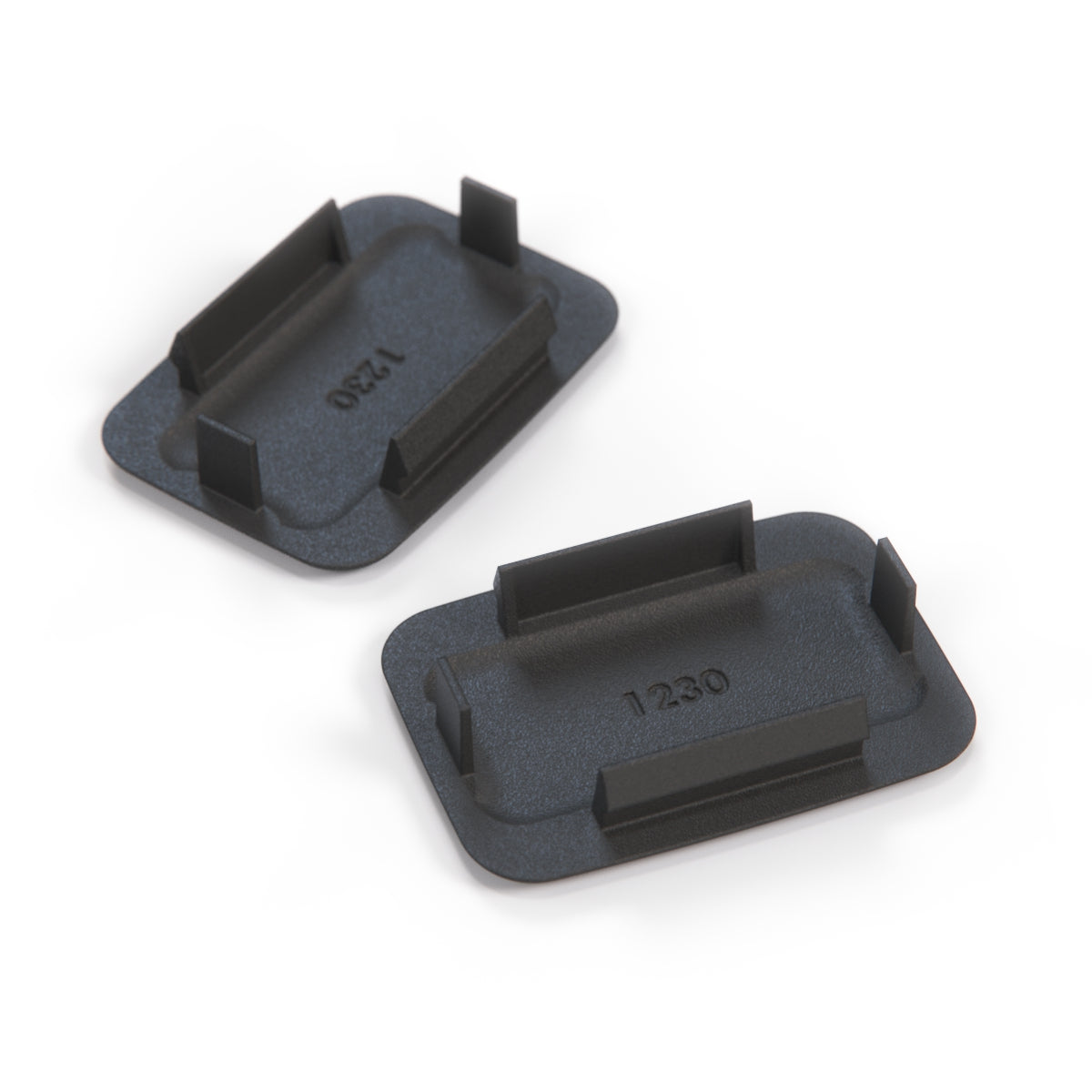 Ford Sierra Console Switch Blind Cover Set of 2 Black (1647316) — view 3