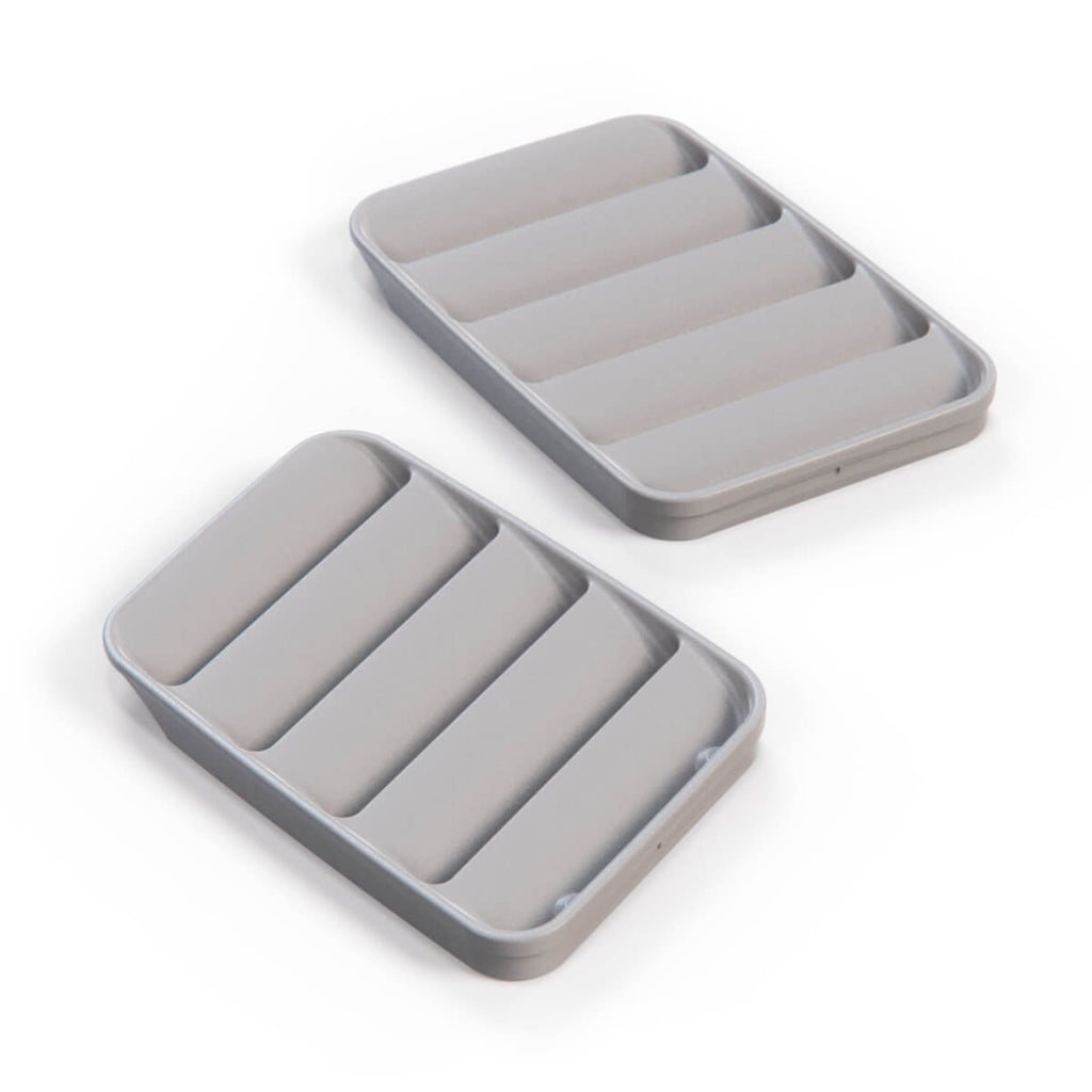 Ford Sierra Cosworth MK1 Bonnet Vents Cover Pair Primed 25 Mm Height (1661742 & 1661743)