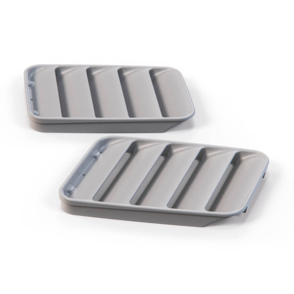 Ford Sierra Cosworth MK1 Bonnet Vents Cover Pair Primed 25 Mm Height (1661742 & 1661743) — view 2