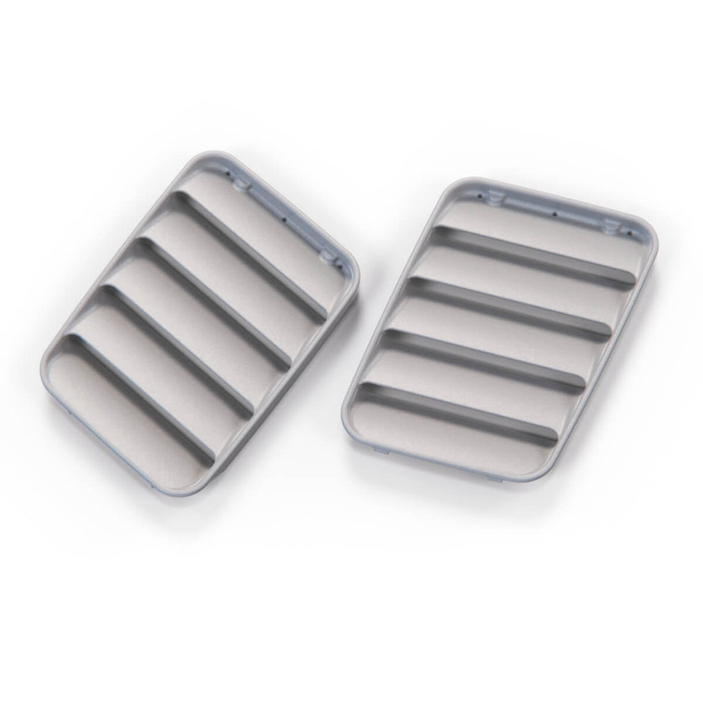 Ford Sierra Cosworth MK1 Bonnet Vents Cover Pair Primed 25 Mm Height (1661742 & 1661743) — view 3