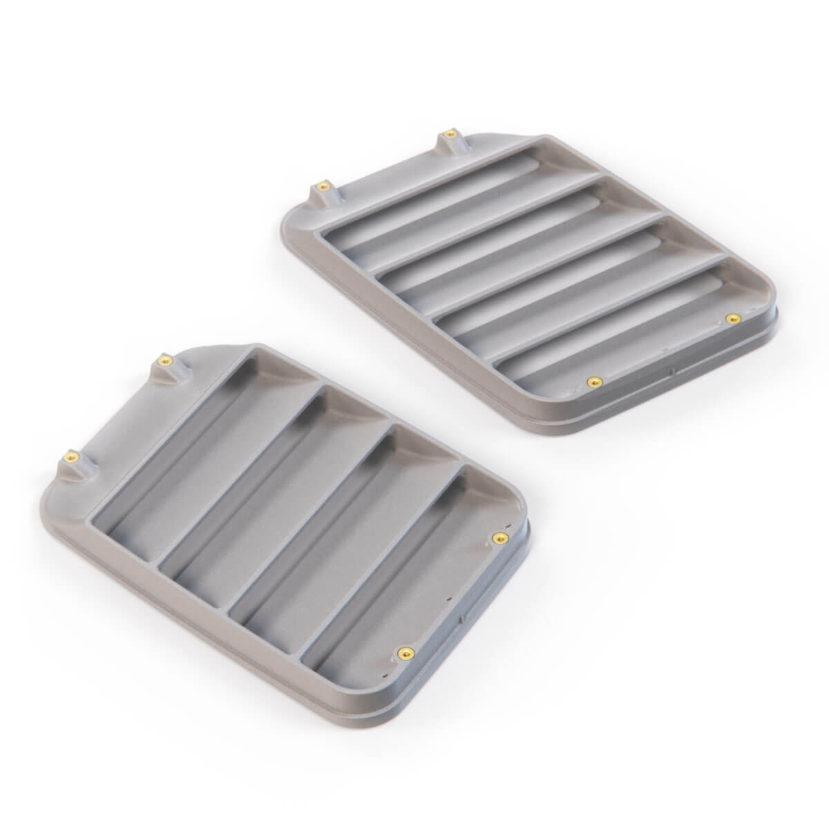 Ford Sierra Cosworth MK1 Bonnet Vents Cover Pair Primed 25 Mm Height (1661742 & 1661743) — view 4