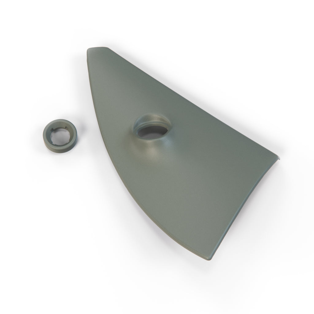 Ford Sierra Inner Triangle Mirror Cover Left or Right Black or Gray (1647456 / 1647454 & 1610151) — view 3