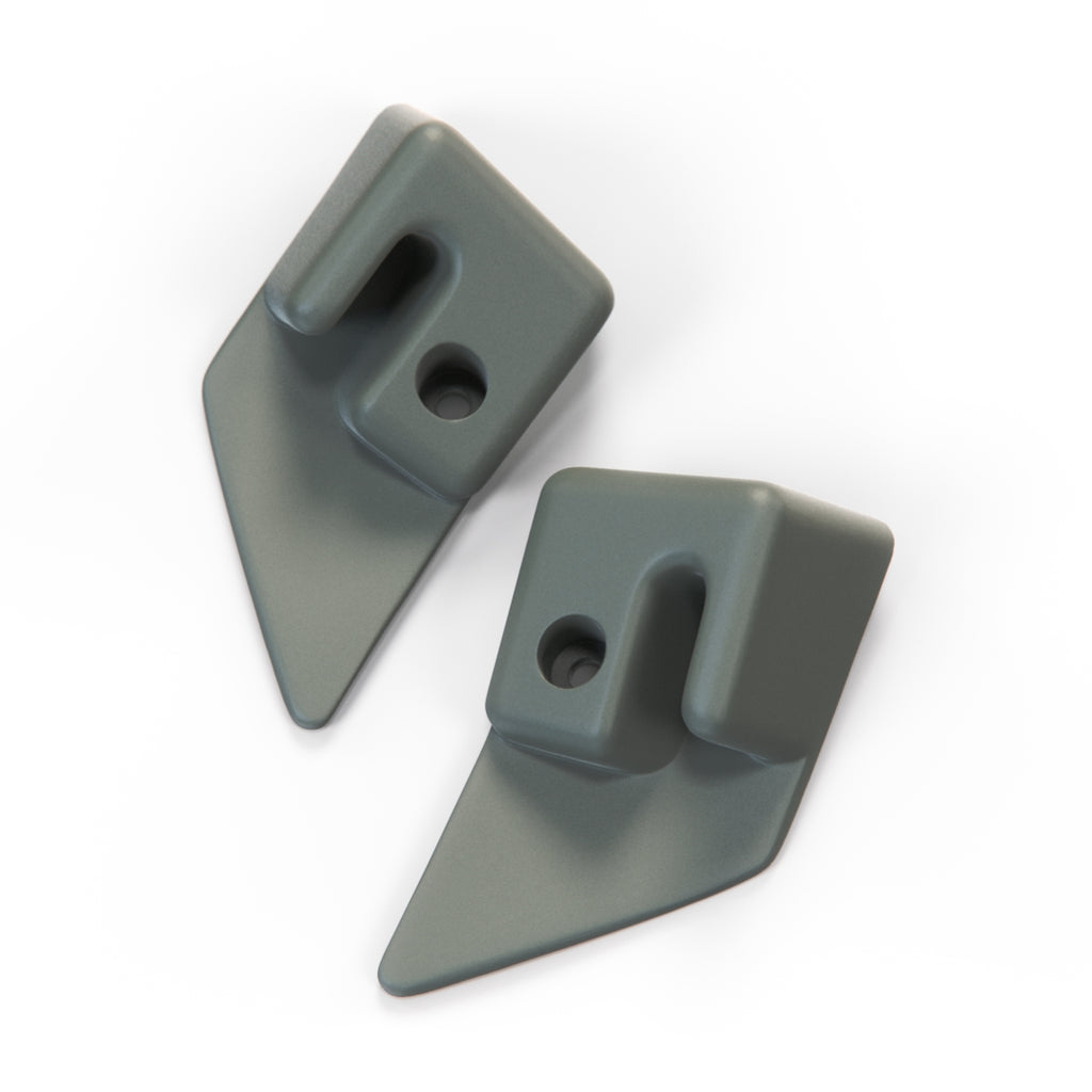 Ford Sierra Load Compartment Cover Retainer Set of 2 Black or Gray (6461958 & 6461957)