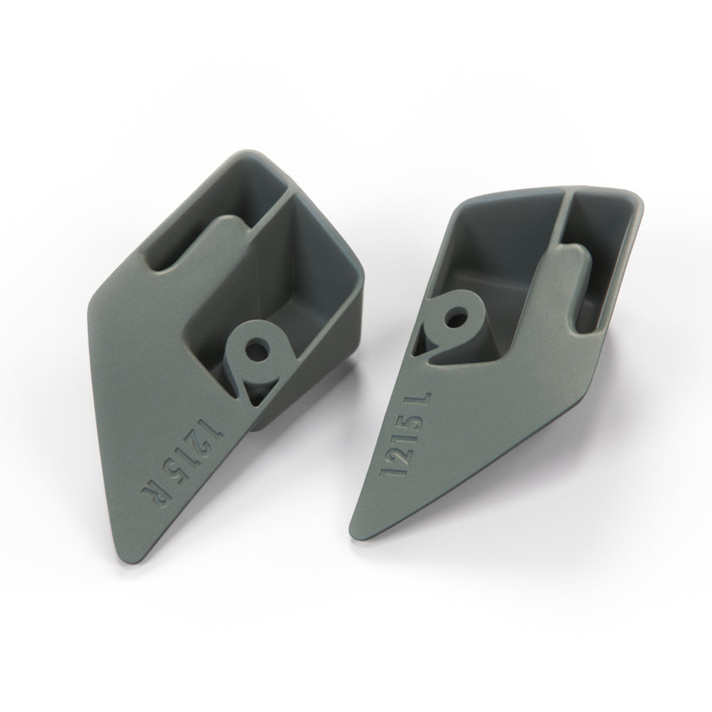 Ford Sierra Load Compartment Cover Retainer Set of 2 Black or Gray (6461958 & 6461957) — view 3