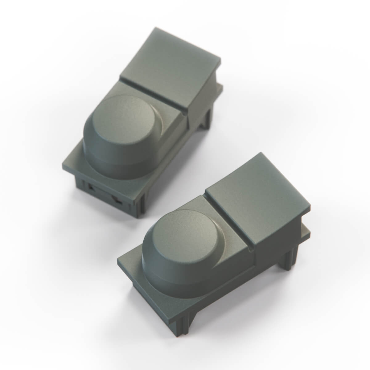 Ford Sierra Mk2 Switch Blank Cover 87bg Set of 2 13k732 Ea — view 3