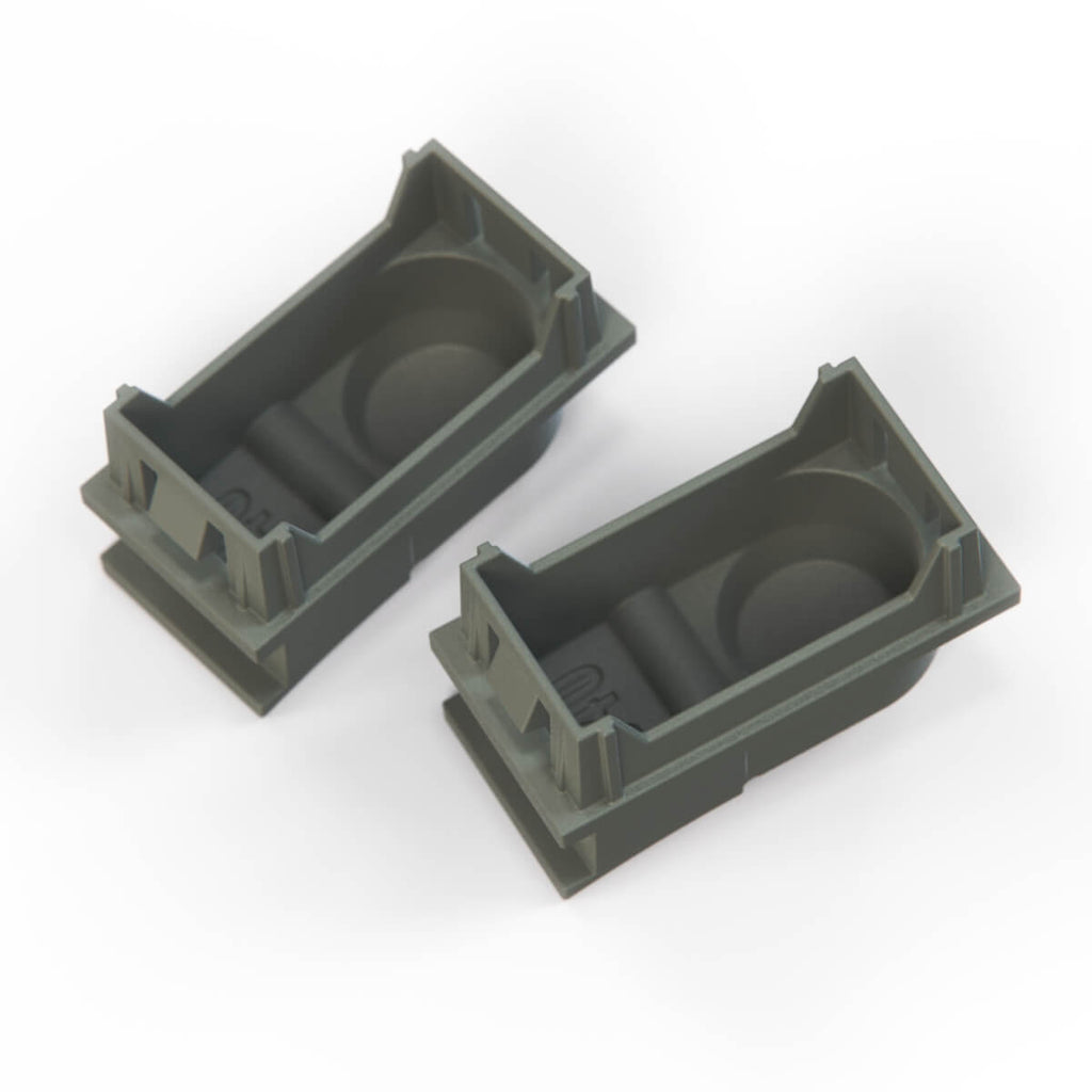Ford Sierra Mk2 Switch Blank Cover 87bg Set of 2 13k732 Ea — view 5