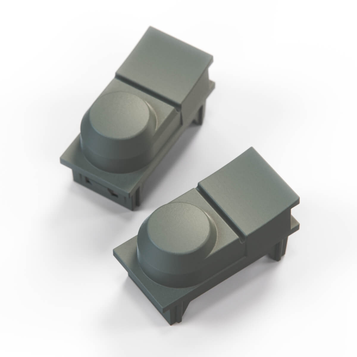Ford Sierra Mk2 Switch Blank Cover 87bg Set of 2 13k732 Ea — view 2