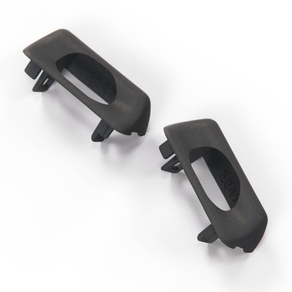 Ford Sierra Sapphire RS Cosworth Rear License Plate Light Covers Set of 2 Black — view 2