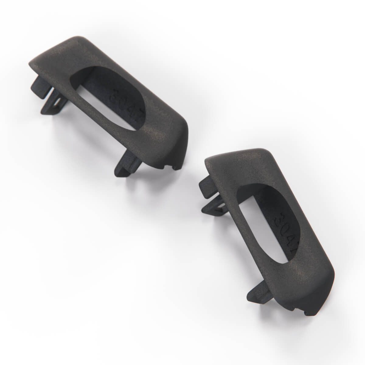 Ford Sierra Sapphire RS Cosworth Rear License Plate Light Covers Set of 2 Black — view 2