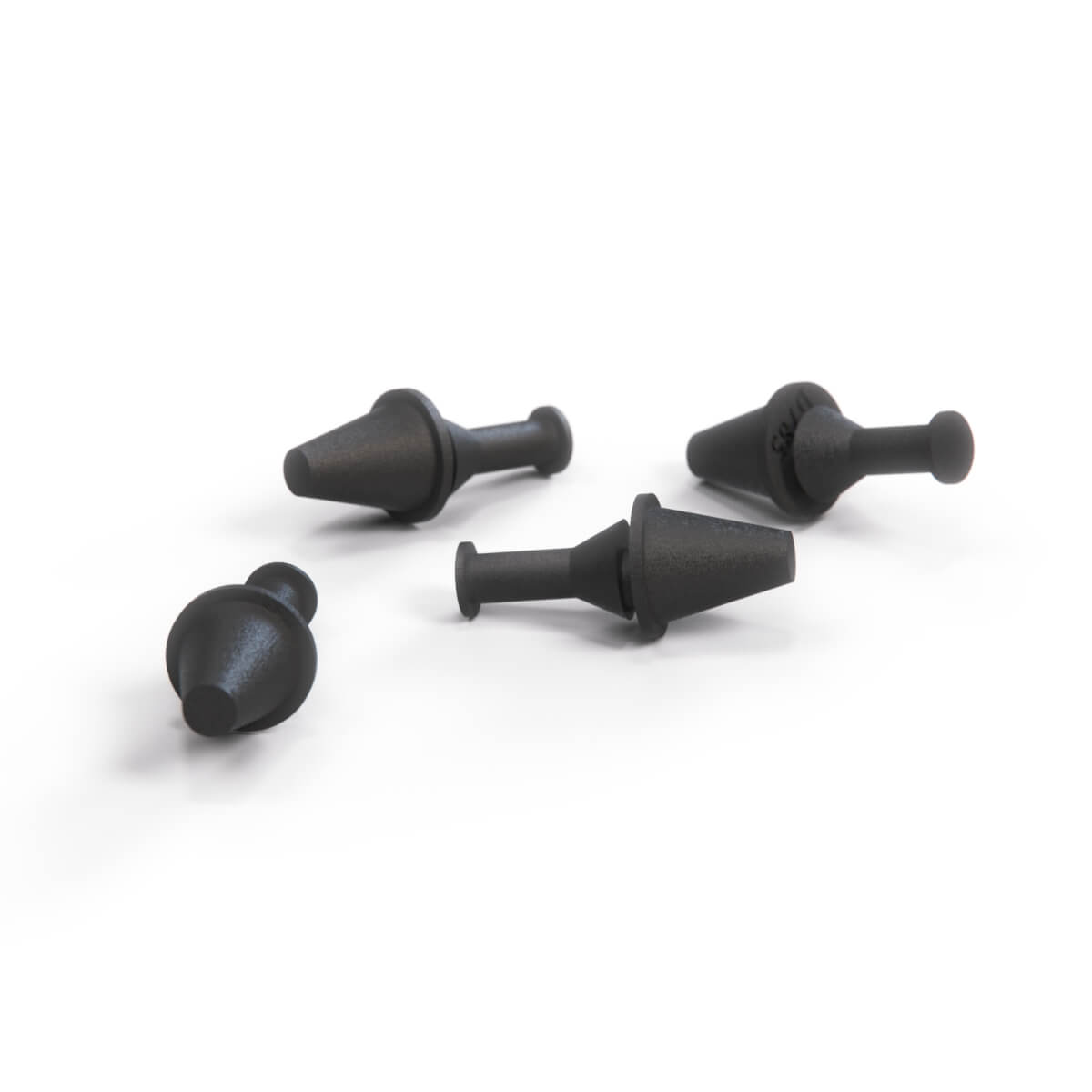 FSO NYSA Bonnet Rubber Bump Stop Grommet Set of 4 Black — view 3