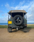 Land Rover Defender Half Door Wheel Carrier - Single Point, Heavy-Duty Swing-Away Tire Carrier — view 4