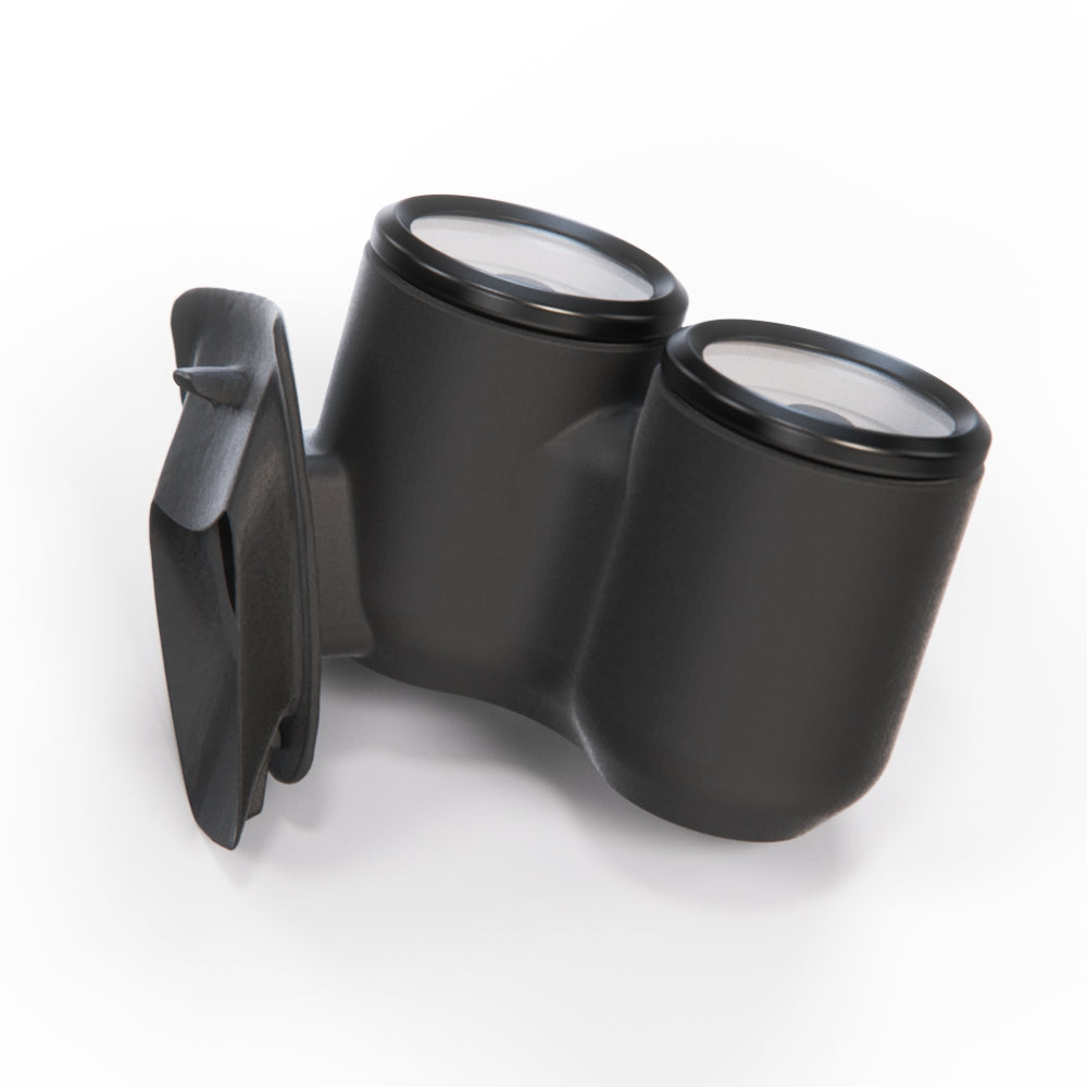 Mazda RX8 Dual Gauge Pod 52mm For Defroster Vent - Custom Fit — view 2