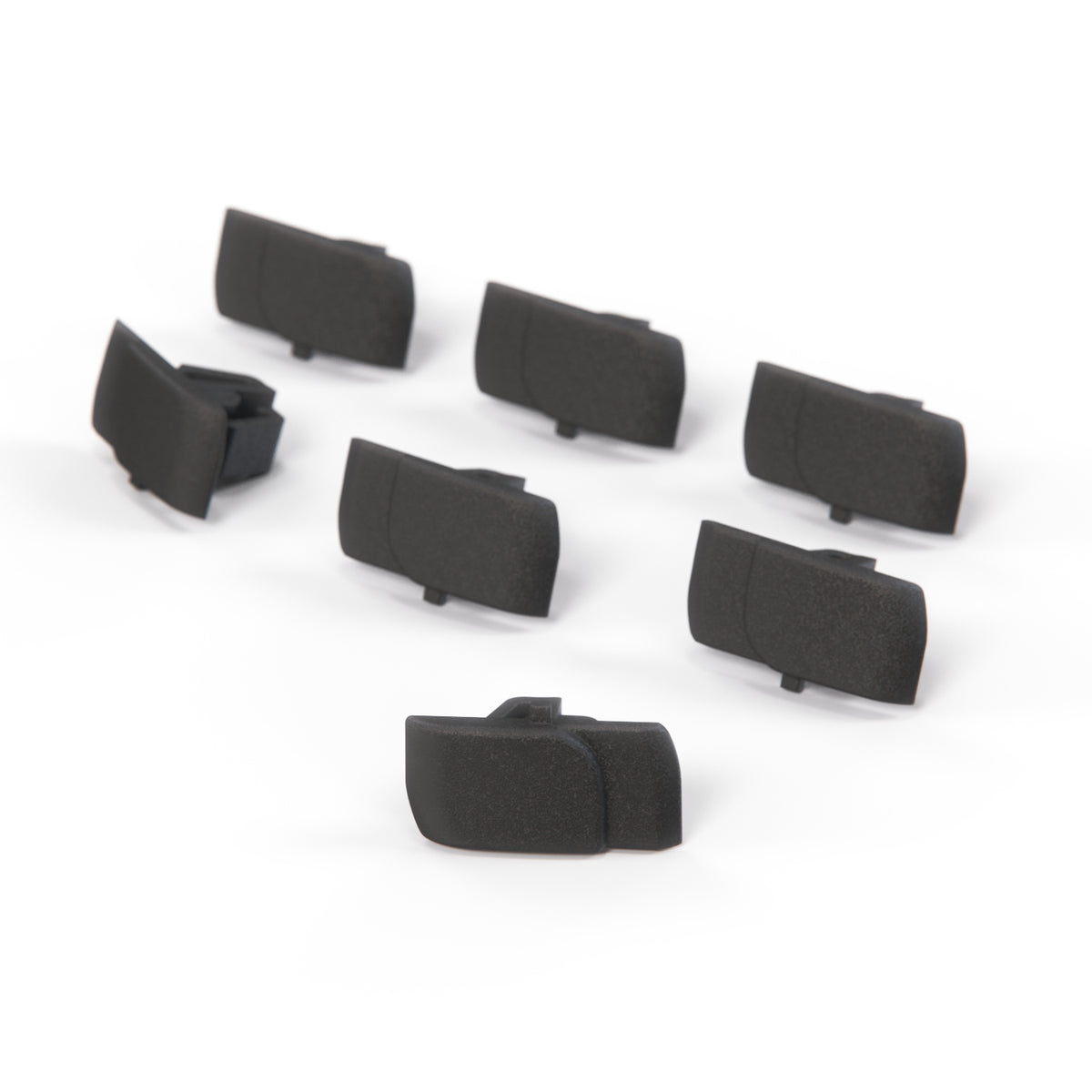 Honda Accord V Door Moulding Clip Set of 7 Black — view 2