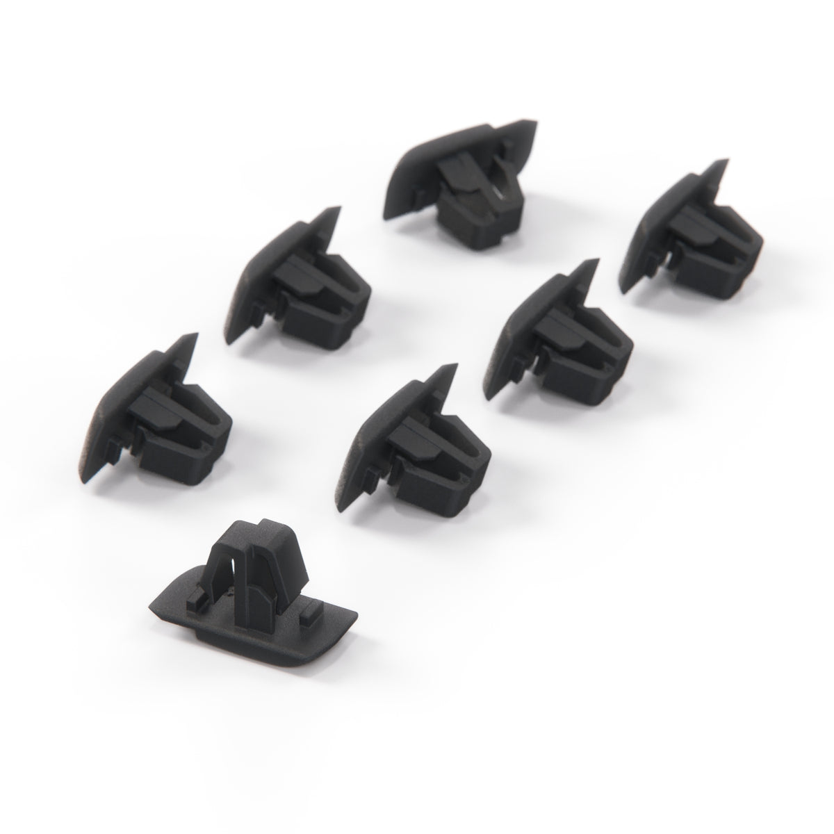 Honda Accord V Door Moulding Clip Set of 7 Black — view 3