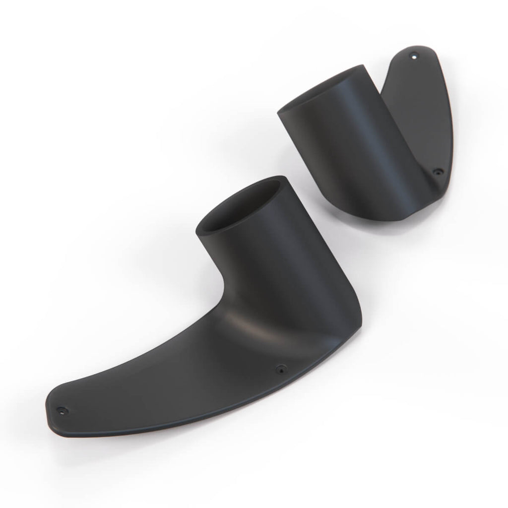 Honda Civic 8th Gen Gauge Pods Left and Right Black — view 3