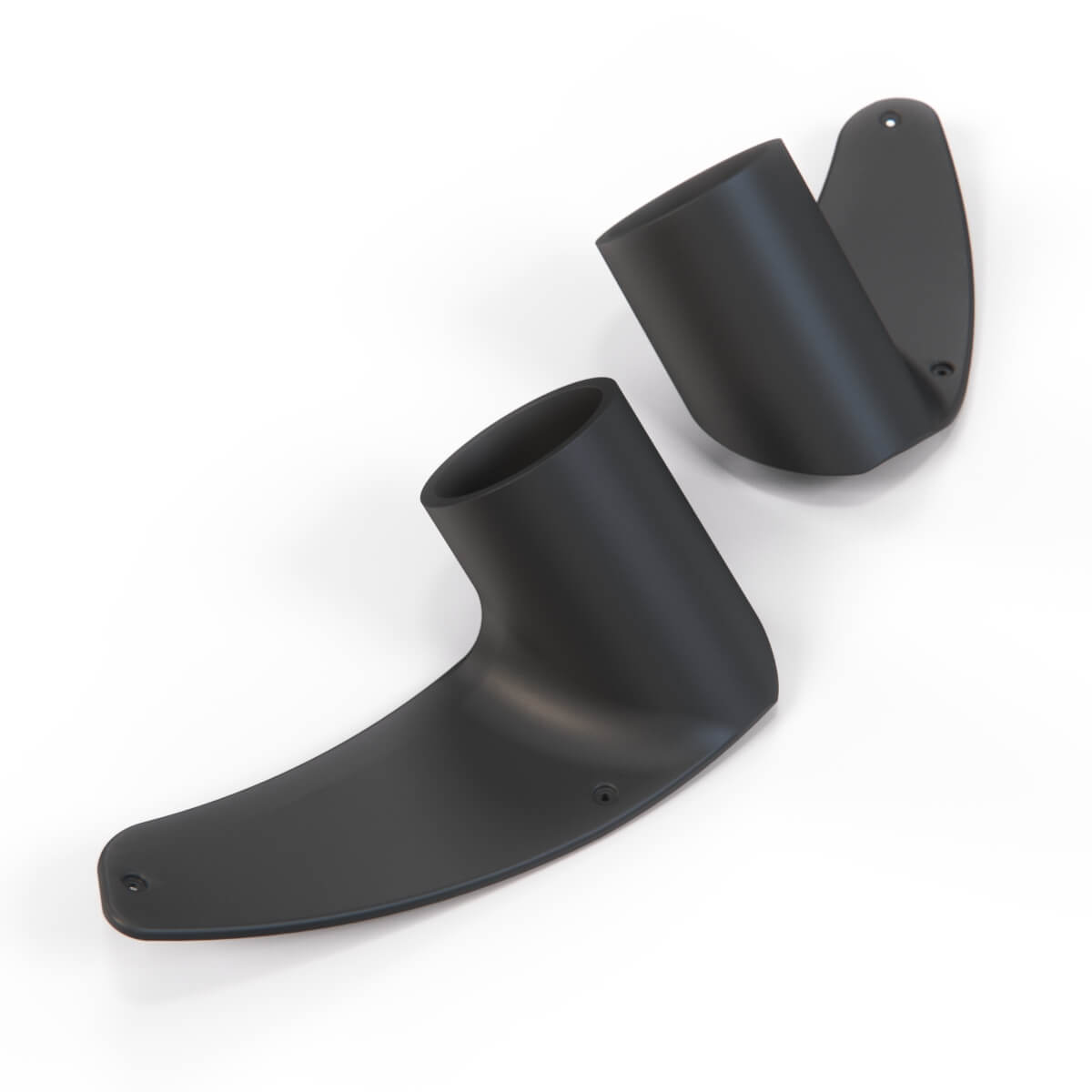 Honda Civic 8th Gen Gauge Pods Left and Right Black — view 3