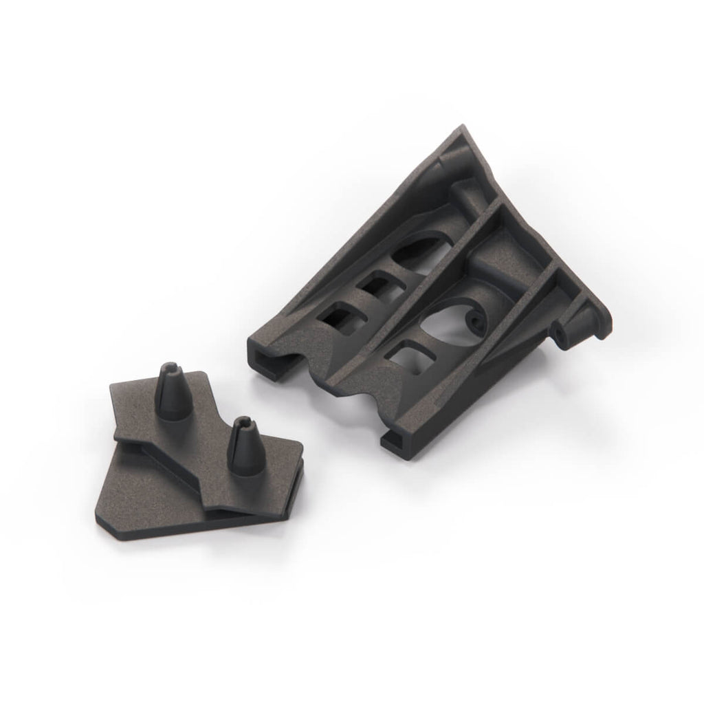 Honda Civic CRX Front Set of 2 Bumper Slide Clip Black Left or Right