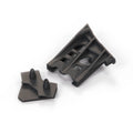 Honda Civic CRX Front Set of 2 Bumper Slide Clip Black Left or Right