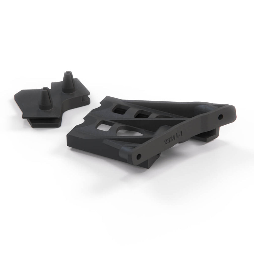 Honda Civic CRX Front Set of 2 Bumper Slide Clip Black Left or Right — view 2