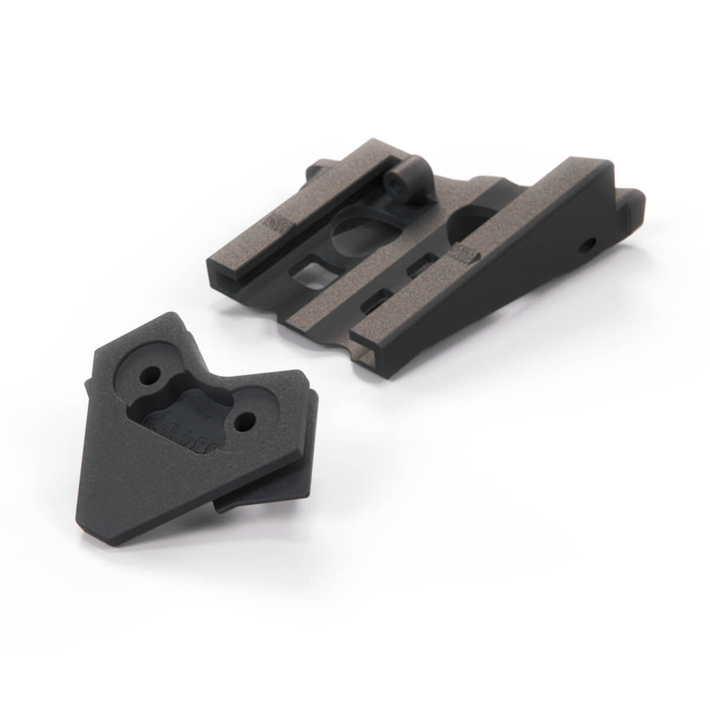 Honda Civic CRX Front Set of 2 Bumper Slide Clip Black Left or Right — view 3
