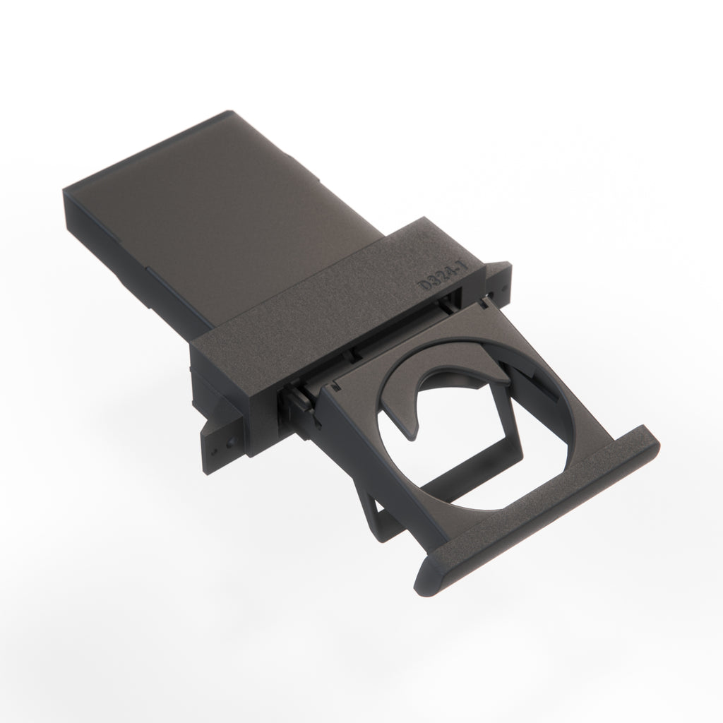 Honda Civic Shuttle Cup Holder with Sliding Mechanism Black — view 7