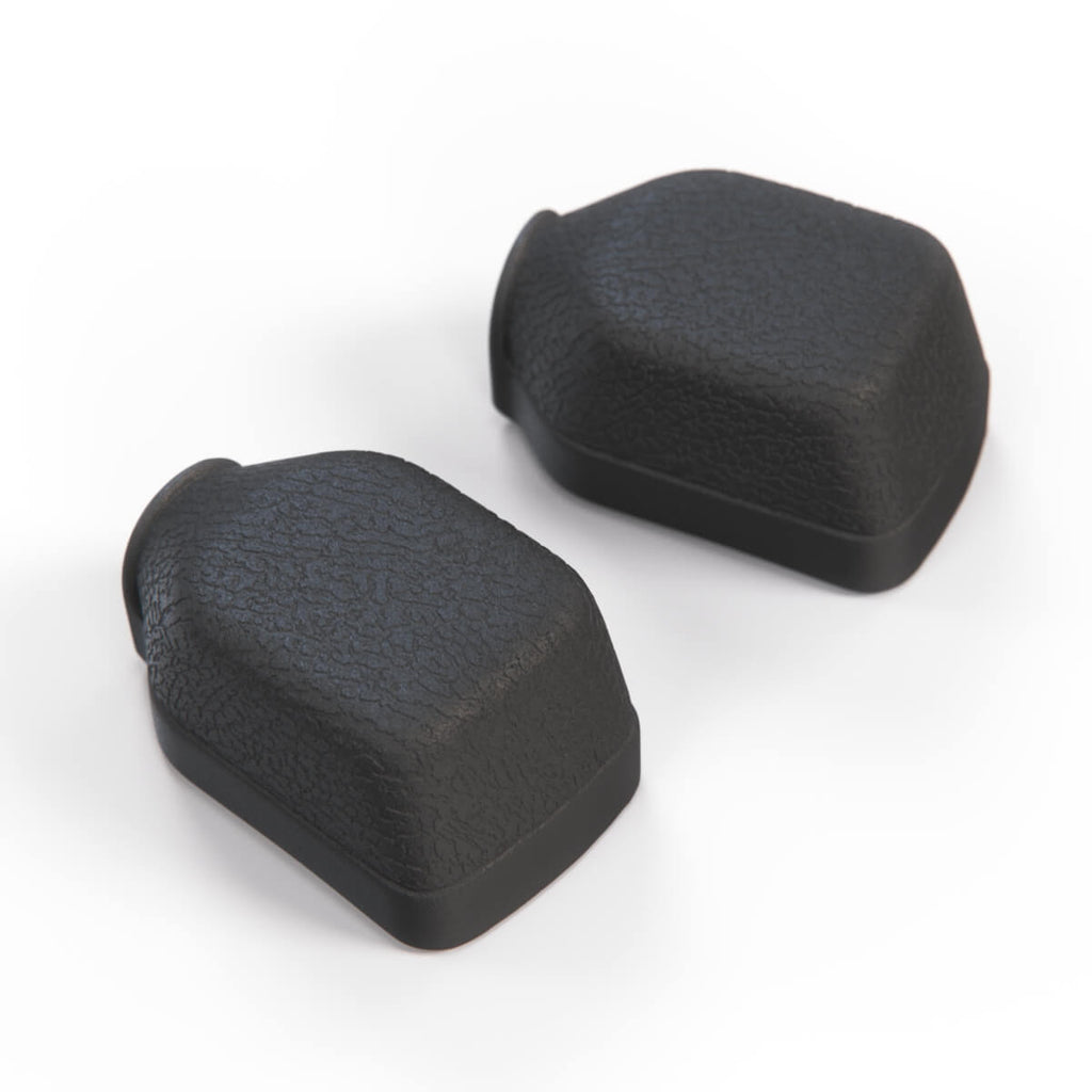 Honda Prelude Civic Seat Belt Cover Set of 2 Cap Belt Anchor Black (81481SF1G02) — view 3