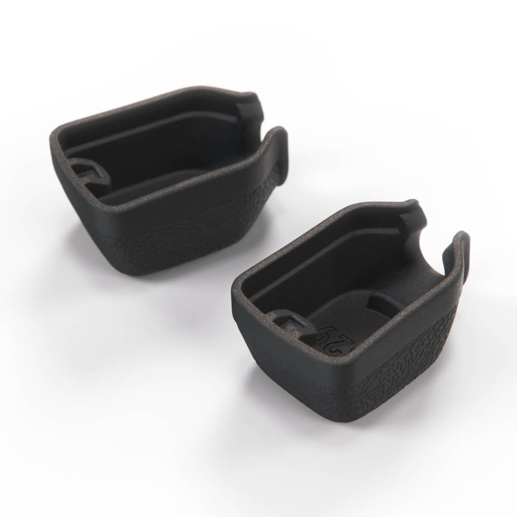 Honda Prelude Civic Seat Belt Cover Set of 2 Cap Belt Anchor Black (81481SF1G02) — view 4