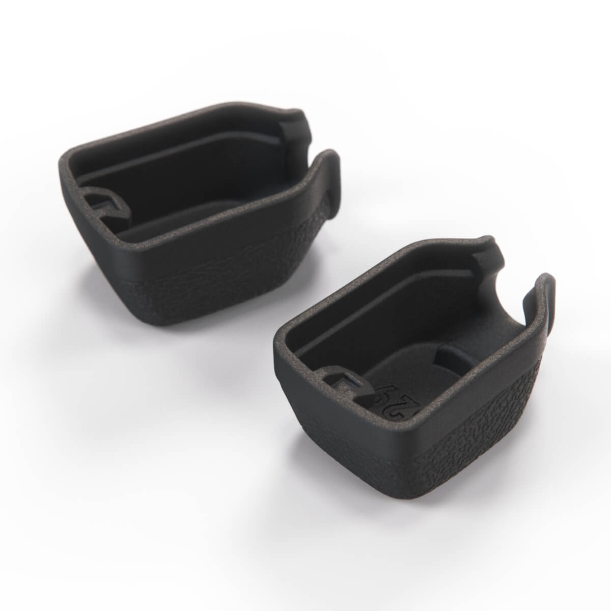 Honda Prelude Civic Seat Belt Cover Set of 2 Cap Belt Anchor Black (81481SF1G02) — view 4